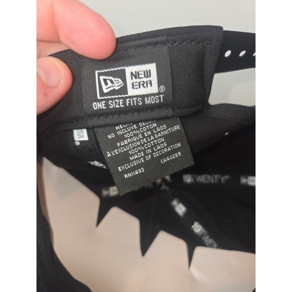 New Era Boston Red Sox Core Black Adjustable Snapback MLB Cap OSFM - Picture 5 of 5